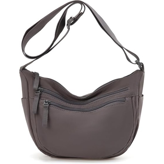 Small Crescent Crossbody Bags for Women,Trendy Hobo Tote Handbag,Cute Casual Shoulder Bag Purses