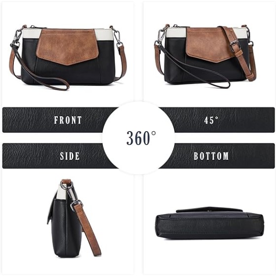 Small Crossbody Bags for Women, Cell Phone Bag Mini Over Wristlets Handbag Wallet Purse with Card Slots